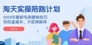 淘天实操陪跑计划，2024年最新电商营销技巧，包括直通车、大促策略等-小哈资源