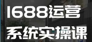 1688高阶运营系统实操课,快速掌握1688店铺运营的核心玩法-小哈资源