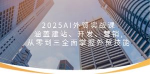2025AI外贸实战课：涵盖建站、开发、营销, 从零到三全面掌握外贸技能-小哈资源