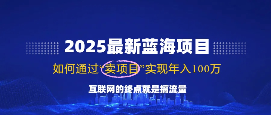 2025最新蓝海项目，零门槛轻松复制，月入10万+，新手也能操作！-小哈资源