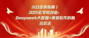 小白逆袭指南，2025玄学轻创业：Deepseek大数据+周易算法的融合玩法-小哈资源