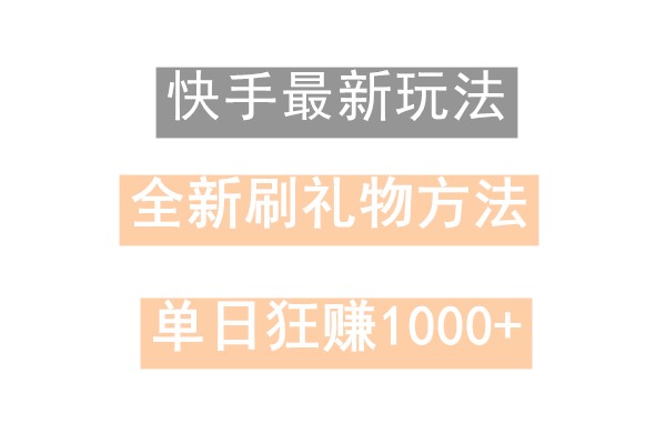 快手无人直播，过年最稳项目，技术玩法，小白轻松上手日入500+-小哈资源