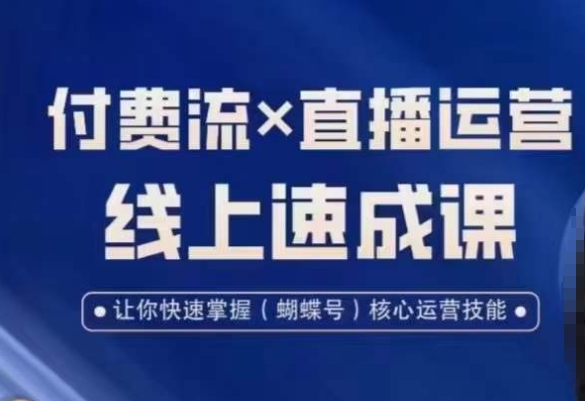 视频号付费流实操课程，付费流✖️直播运营速成课，让你快速掌握视频号核心运营技能-小哈资源