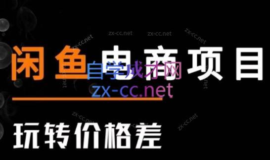 亿创繁星·闲鱼电商项目(玩转价格差)-小哈资源