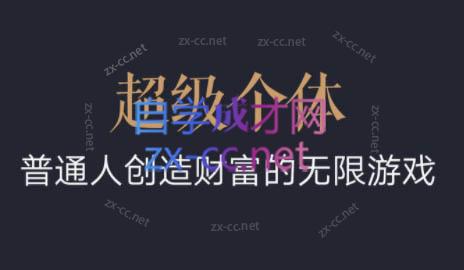 超级个体·普通人创造财富的无限游戏-小哈资源