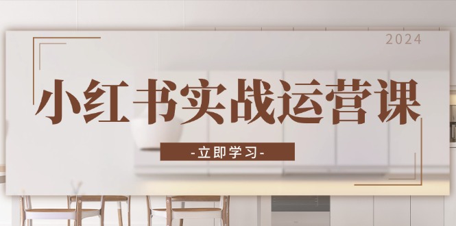 小红书实战运营课：从开通店铺到直播话术，打造爆款笔记与高效直播-小哈资源
