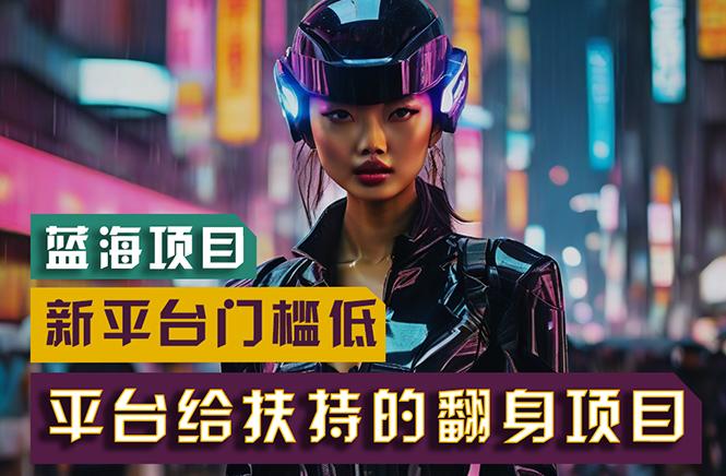 【蓝海项目】新平台无脑搬运，翻身项目 门槛低 小白也能轻松上手 日入500+-小哈资源