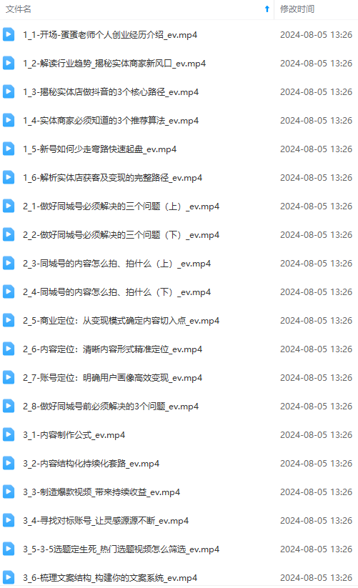 图片[1]-实体店老板获客特训营：认知、定位、文案、矩阵、直播、AI等(72节-小哈资源