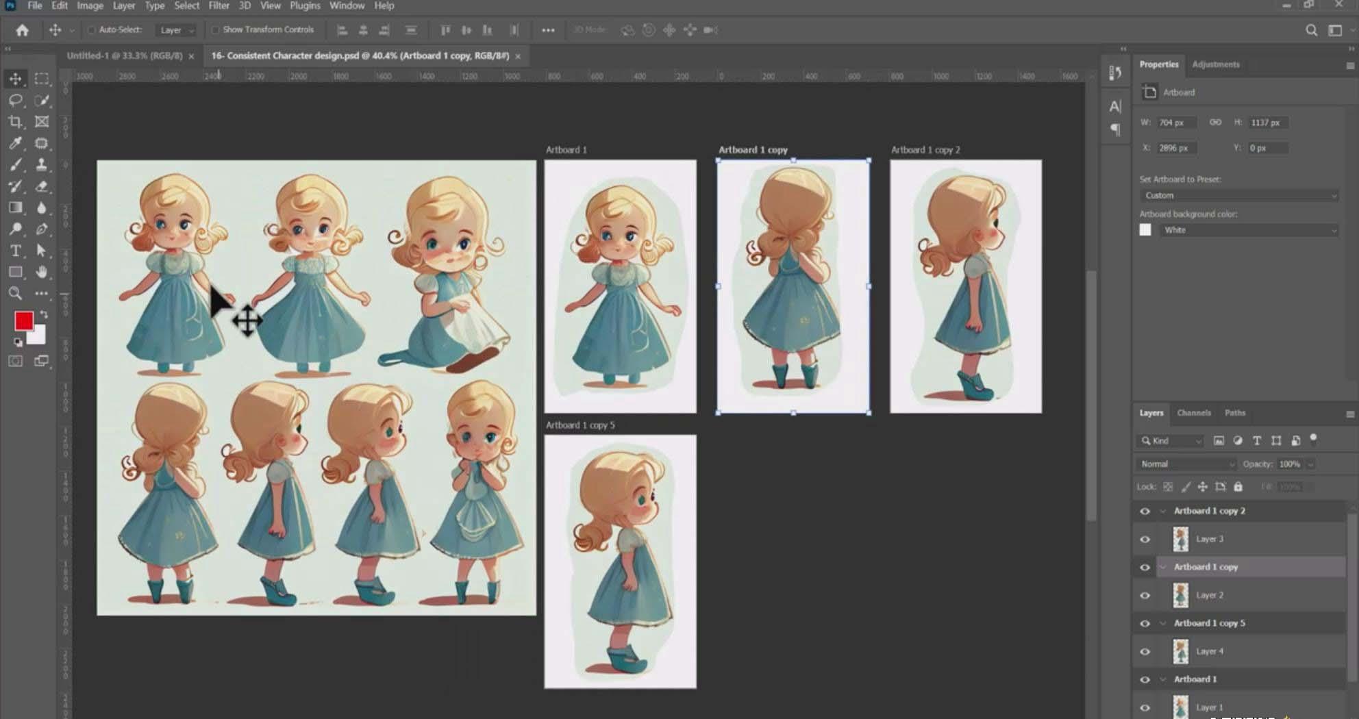 图片[7]-掌握 MidJourney V5 AI + ChatGPT创建一致的角色设计图像-22节课-中英字幕-小哈资源