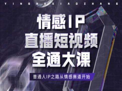 情感IP直播短视频全通大课，普通人IP之路从情感赛道开始-小哈资源