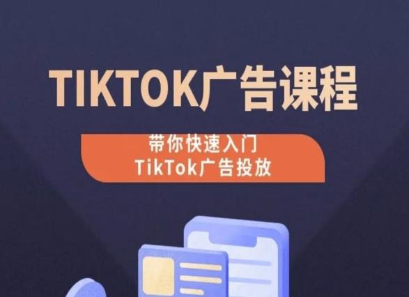 TikTok广告投放课程，从0-1实操课，带你快速入门TikTok广告投放-小哈资源