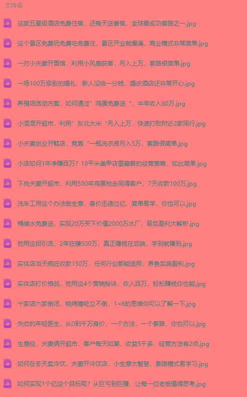 图片[2]-(9607期)真实有效391套商业模式，年入几十到几百万案例解析(电子书+视频+图文)-小哈资源