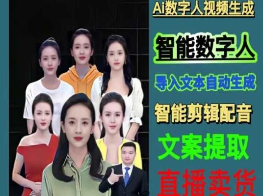 伍老师Ai数字人快速剪辑制作以及变现视频课-小哈资源