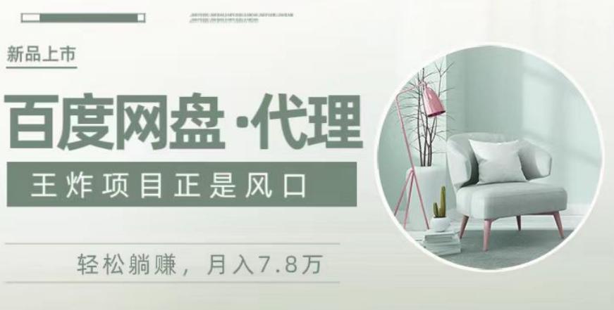 度盘代理，月入7w保姆级全方位教程-小哈资源