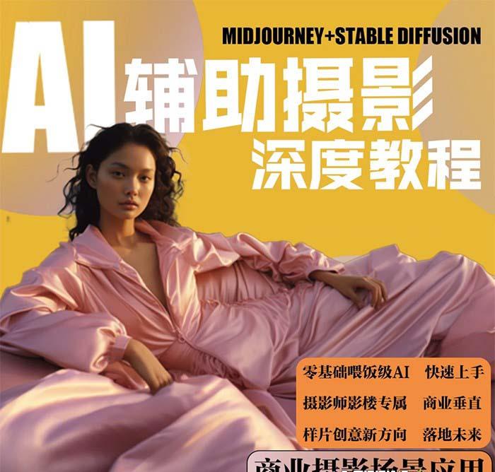 (8727期)2024年AI辅助摄影人工智能商业应用摄影课程(37节课)-小哈资源