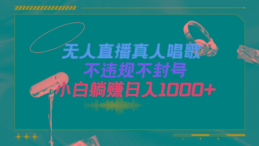 (9622期)抖音24小时无人直播音乐，不违规，不封号纯撸音浪，小白实操当天日入1000+-小哈资源