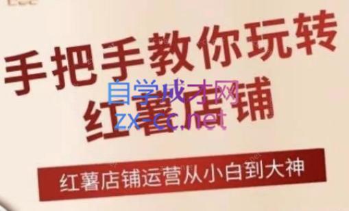 海燕老师·2024手把手教你玩转红薯店铺-小哈资源