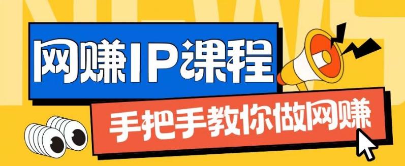 ip合伙人打造1.0，从0到1教你做网创，实现月入过万【揭秘】-小哈资源
