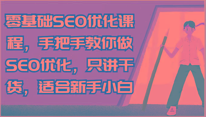 零基础SEO优化课程，手把手教你做SEO优化，只讲干货，适合新手小白-小哈资源