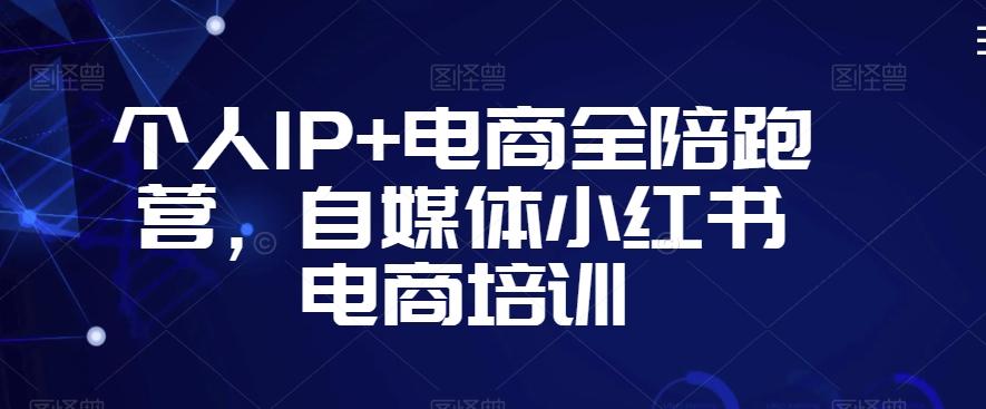 个人IP+电商全陪跑营，自媒体小红书电商培训-小哈资源