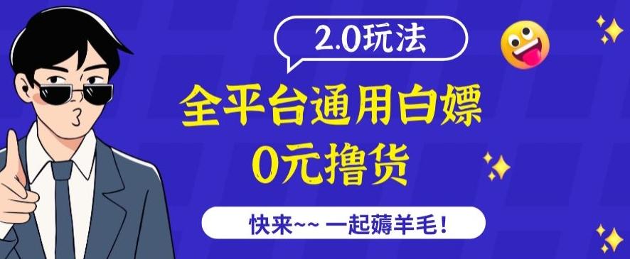 外面收费2980的全平台通用白嫖撸货项目2.0玩法【仅揭秘】-小哈资源