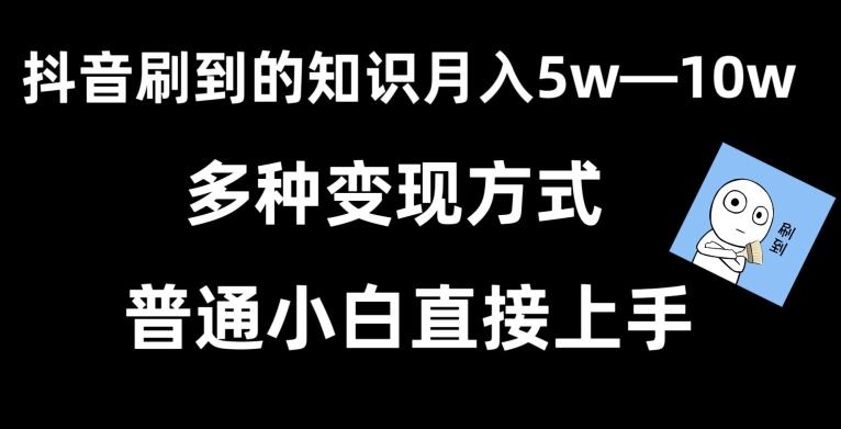 抖音刷到的知识，每天只需2小时，日入2000+，暴力变现，普通小白直接上手【揭秘】-小哈资源