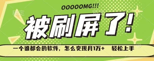 一个谁都会的软件，怎么变现月1万+轻松上手-小哈资源