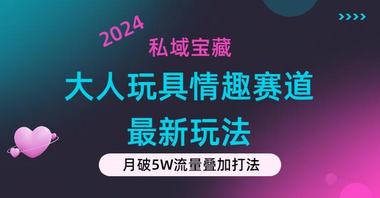 私域宝藏：大人玩具情趣赛道合规新玩法，零投入，私域超高流量成单率高-小哈资源