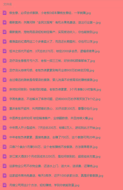 图片[3]-(9607期)真实有效391套商业模式，年入几十到几百万案例解析(电子书+视频+图文)-小哈资源