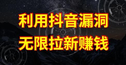 利用抖音链接漏洞，无限拉新赚钱【漏洞原理+操作流程】【揭秘】-小哈资源