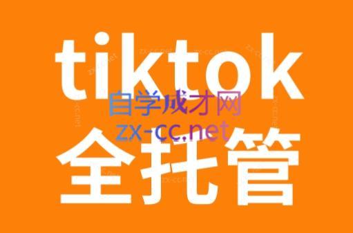 TikTok跨境电商全托管运营模式精品课-小哈资源