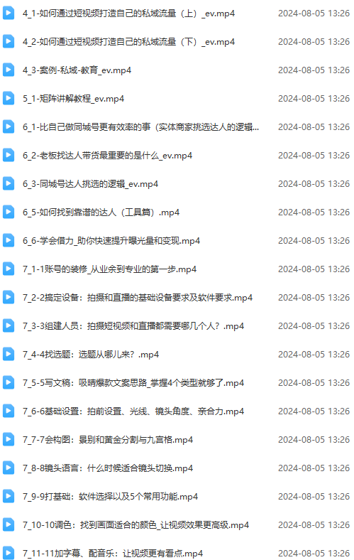 图片[2]-实体店老板获客特训营：认知、定位、文案、矩阵、直播、AI等(72节-小哈资源