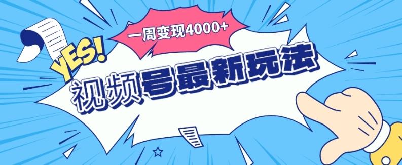 视频号最新玩法，几分钟一个作品，广告收益翻倍，一周变现4000+-小哈资源