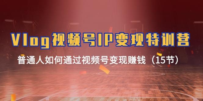 Vlog 视频号IP变现特训营，普通人如何通过视频号变现赚钱(15节-小哈资源