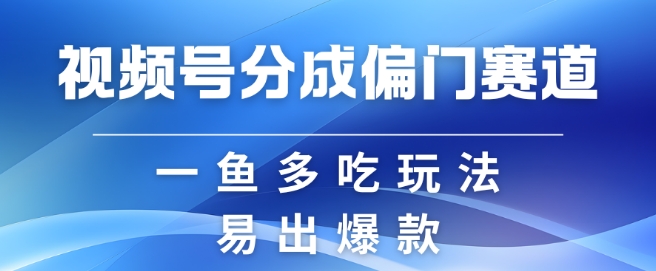 视频号创作者分成计划偏门类目，容易爆流，实拍内容简单易做【揭秘】-小哈资源