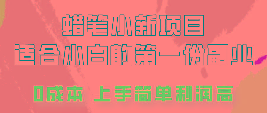蜡笔小新项目拆解，0投入，0成本，小白一个月也能多赚3000+-小哈资源
