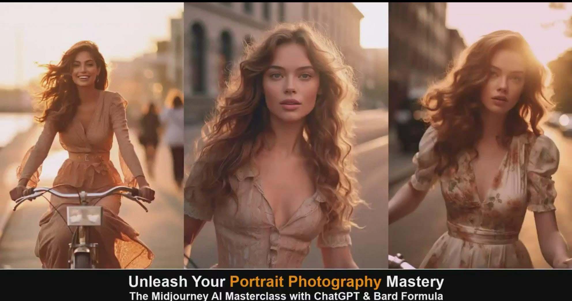 图片[4]-(9312期)Midjourney v5 ChatGPT 和 Bard AI人工智能人像摄影大师班-15节-中英字幕-小哈资源