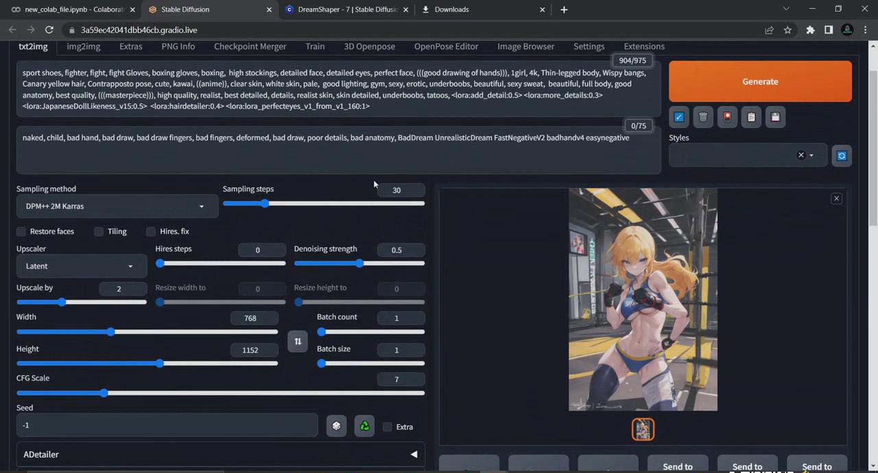 图片[4]-利用Stable Diffusion创建动漫艺术图像使用AI绘画赚钱-中英字幕-小哈资源