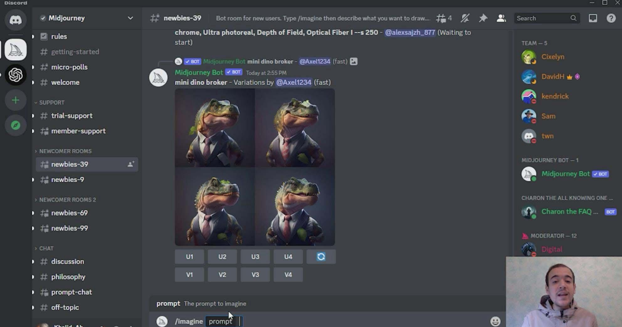 图片[1]-Midjourney 精通教程-使用Midjourney AI创建美丽艺术图像-36节课-中英字幕-小哈资源